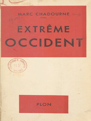 cover image of Tour de la Terre (1). Extrême occident